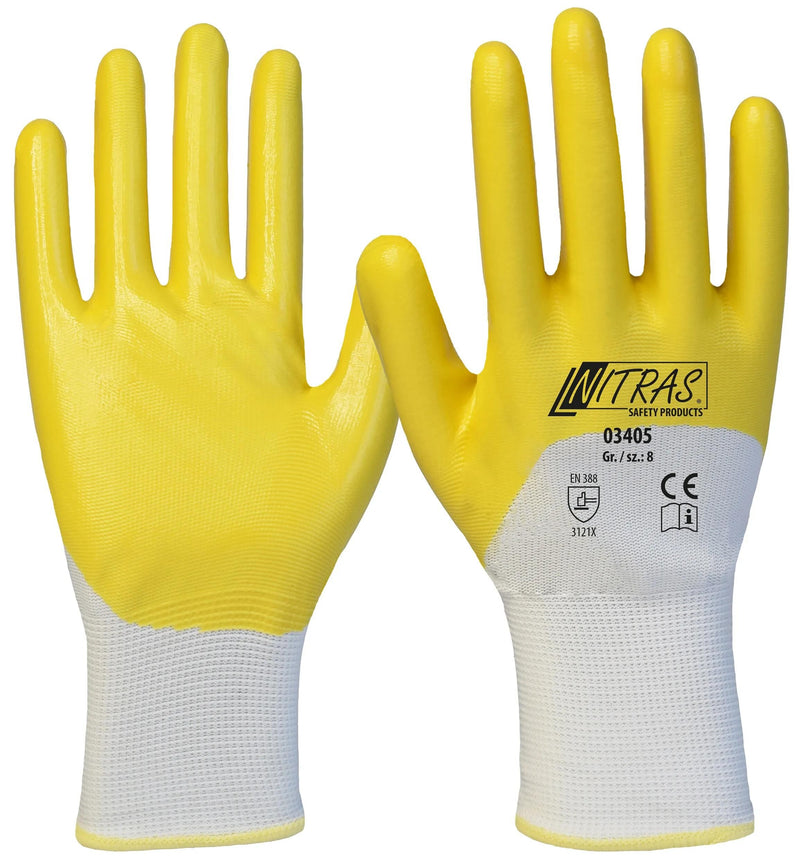 Load image into Gallery viewer, Nitras safety nitrilhandschuh nitrile glove size 10 nitras
