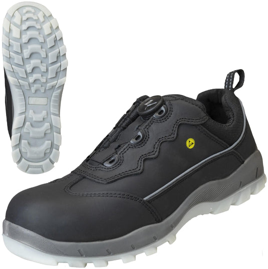 Nitras safety halbschuh sport step fit safety shoes gr. 46 sport step fit