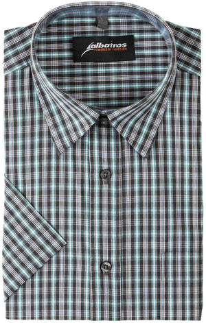 Albatros overhemd bronze shirts 1 2 sleeve gr. 39 gray-cared