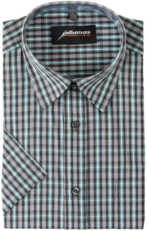 Albatros oberhemd bronze shirts 1 2 sleeve gr. 39 gray-cared