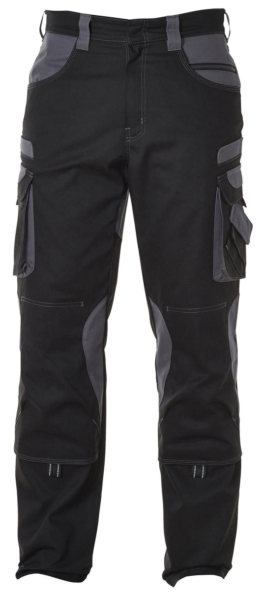 Pionier workwear broek met tailleband tools trousers tools size 62 pioneer black grey