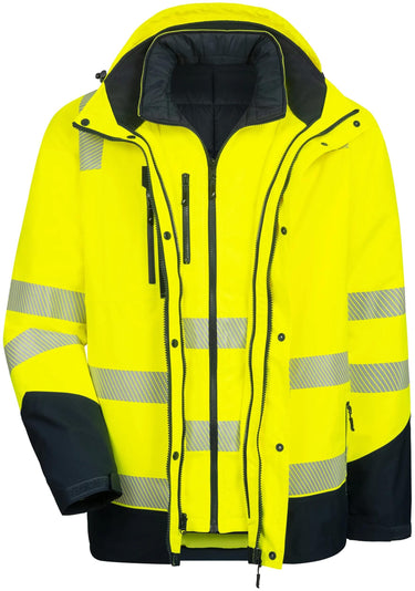 Nitras safety warnschutzjacke motion tex viz plus safety jackets gr. l nitras motion tex viz