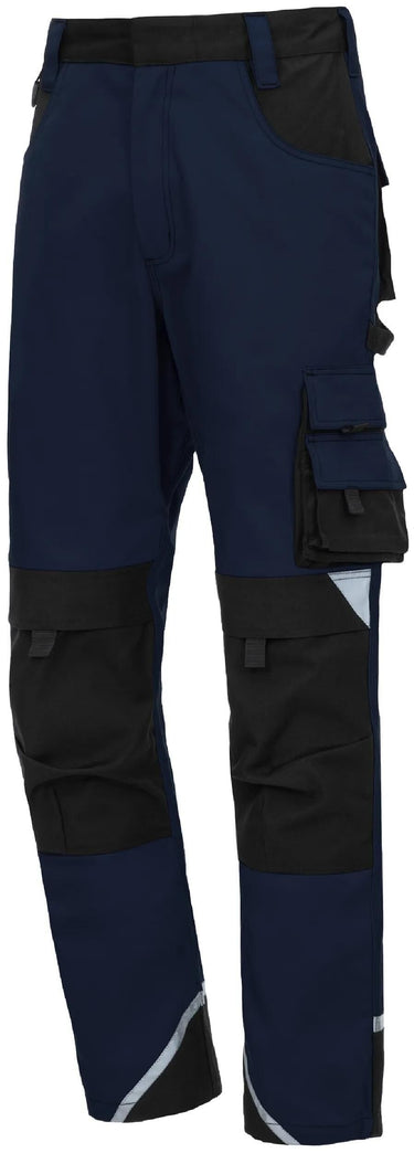 Nitras safety broek met tailleband motion tex plus bundh. size 54 navy sw nitras motion tex plus