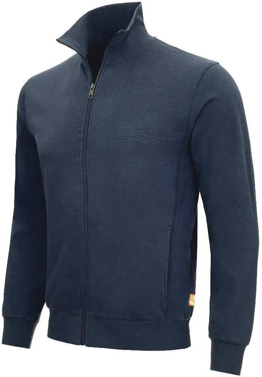 Nitras safety sweatjacke motion tex light sweat jacket size m navy blue nitras motion