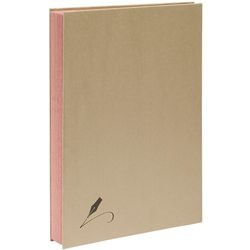 Vloeiboek exacompta 22209e karton 24x32cm bruin harmonicarug 20 vakken 2-gaats