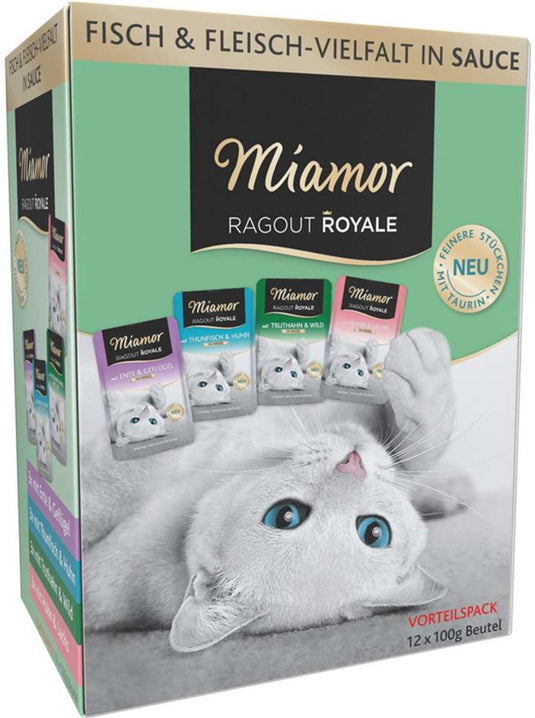 Miamor - ragout royale multipack 12x100g - vis vlees variatie in saus
