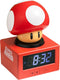 Paladone super mario super mushroom icon alarm clock – digitale wekker met nachtlampje, officieel nintendo‑product-