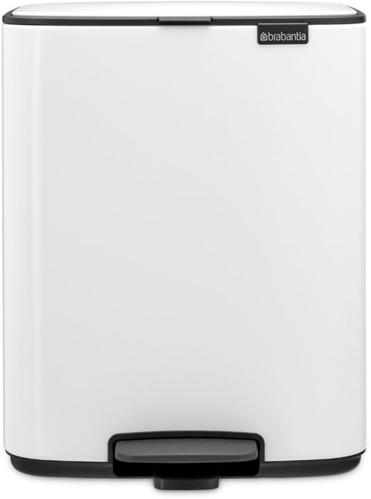 Brabantia bo pedaalemmer - 12 liter - white