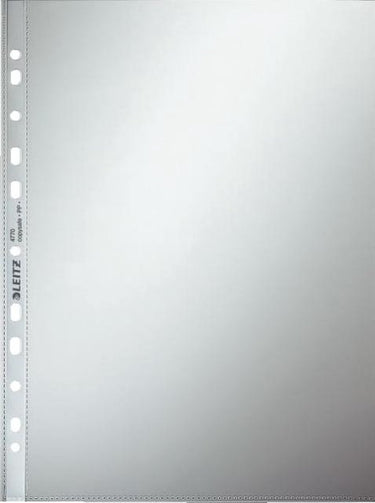 Leitz transparante showtas - a4 - 11 perforatiegaten - 100 stuks
