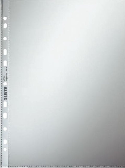 Leitz transparante showtas - a4 - 11 perforatiegaten - 100 stuks