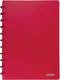 Atoma trendy schrift, ft a4, 144 bladzijden, commercieel geruit, transparant rood