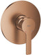 Grohe lineare new douchekraan afbouwset – inbouw – silkmove 46mm – geborsteld warm sunset