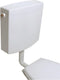 Plieger weser laaghangend reservoir - dualflush - wit - stortbak