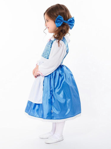 Little adventures - blauwe belle jurk - maat 104 116