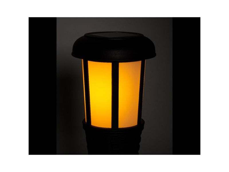 Afbeelding laden in galerijviewer, Lumineo led solar fakkel ã˜10-h61cm met schakellar en 6 uurs timer
