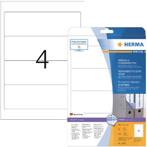 Etiketten herma