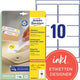 Verwijderbare etiketten avery zweckform l4744rev 250 stuks