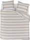 Riviera maison striped dekbedovertrek - lits-jumeaux - 240x200 220 - zand