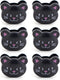 Kikkerland kat bag clips (set van 6) - zwart van