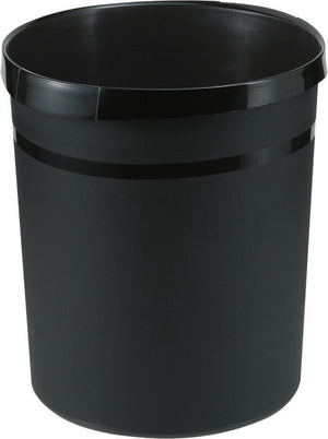 Han papierbak - grip - 18 liter - zwart - hoogwaardig kunststof - ha-18190-13