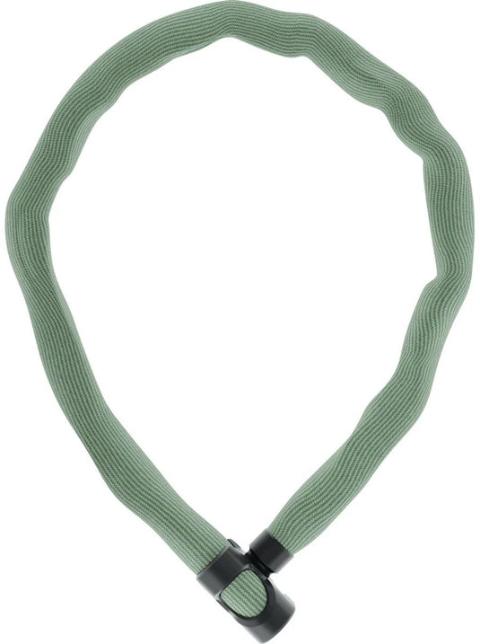 Abus fietsslot kettingslot - ivera chain 7210 color - security level 8 - geel - 85 cm - geschikt voor elektrische fietsen en stadsfietsen