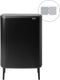 Brabantia bo touch bin hi prullenbak - 2 x 30 liter - afvalscheiding - matt black