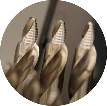 Pro set speciaalboren stb4329 step twist drill set per 4-10mm 5 pcs.