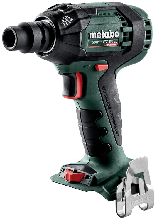 Metabo ssw 18 ltx 300 bl 18v li-ion accu slagmoersleutel body in metaloc - 300nm - 1 2 - koolborstelloos | 602395840 - 602395840