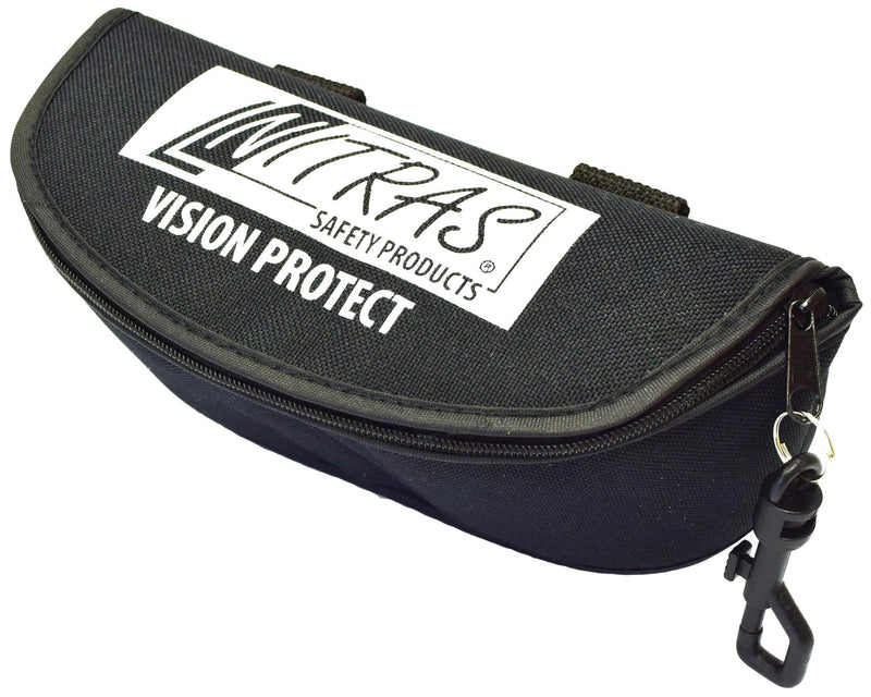 Load image into Gallery viewer, Nitras safety brillenetui glasses case black textile
