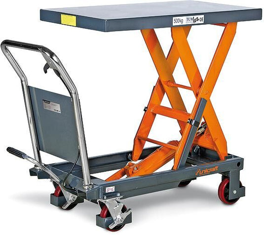 Unicraft fht 500 schaarheftafel mobile lift table fht 500