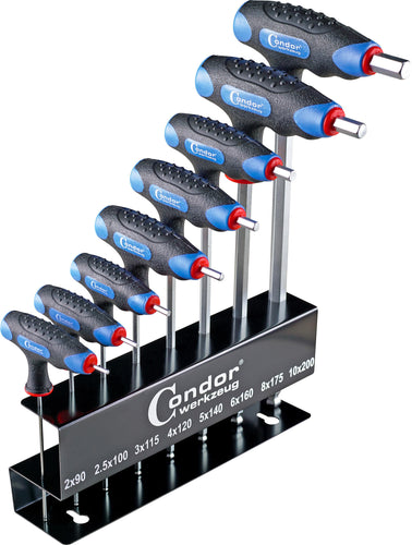 Condor schroevendraaierset 1119 screw driver sets 8 pcs inside-6ct. 2-10mm