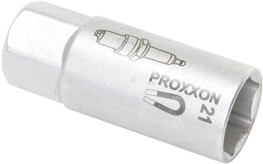 Proxxon zündkerzen-steckschlüsseleinsatz 1 2 end plug insert with magnets 21 mm proxxo