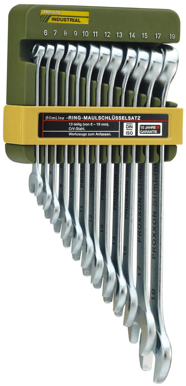 Proxxon ringmaulschlüsselsatz ring spanner set 12-piece