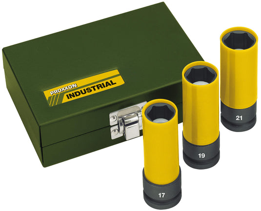 Proxxon wielmoer dopsleutel impact wheel nut set 1 2 (17,19,21mm)