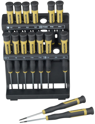 Proxxon schraubendrehersatz micro-driver screw driver sets micro-driver 15pcs