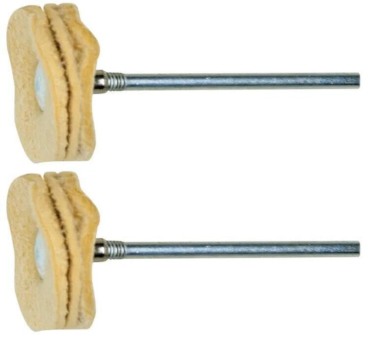 Proxxon polierstift-set suede slice 22mm 2st