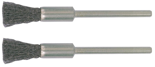 Proxxon penseel brushes shaft 2.35 d=8mm steel 2pcs.