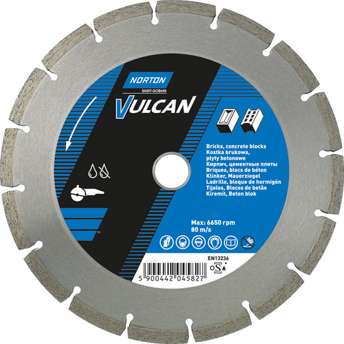 Norton doorslijpschijf vulcan universal diamond disk vulcan universal 125x7x2x22.23