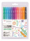 Tombow, de papier fabriek tombow twintone marker set – pastel colours - set van 12