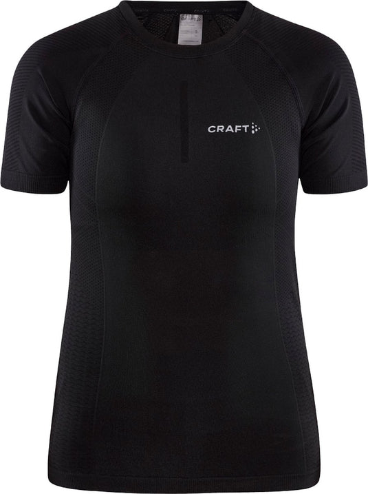 Craft active cool intensity ss w dames thermoshirt - zwart
