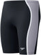 Speedo solid splice jammer heren - strakke zwembroek heren - chloorbestendige zwembroek mannen - sportzwembroek heren met trekkoord - zwart grijs - xl