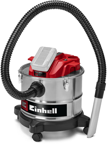 Einhell accu aszuiger te-av 18 15 li c solo - power x-change - 18 v li-ion - 15 l - 100 mbar - lengte diameter zuigslang: 1,2 m ø36 mm - filterreinigingssysteem - blaasfunctie - excl. accu en lader