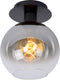 Lucide marius - plafonnière (plafondlamp) - 1xe27 - zwart