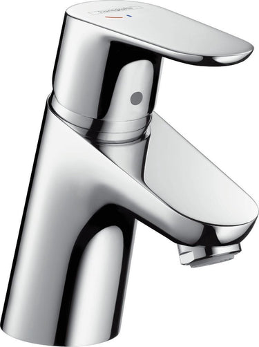 Hansgrohe focus - wastafelmengkraan - ééngreeps bediening - coolstart energiebesparend - met trekwaste - 70mm - chroom