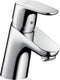 Hansgrohe focus - wastafelmengkraan - ééngreeps bediening - coolstart energiebesparend - met trekwaste - 70mm - chroom