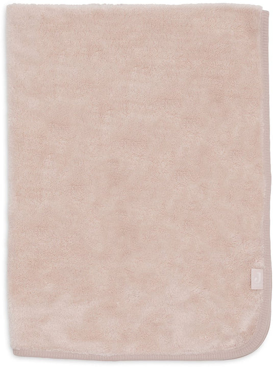Jollein baby deken wieg 75x100cm basic sherpa jersey silk rose