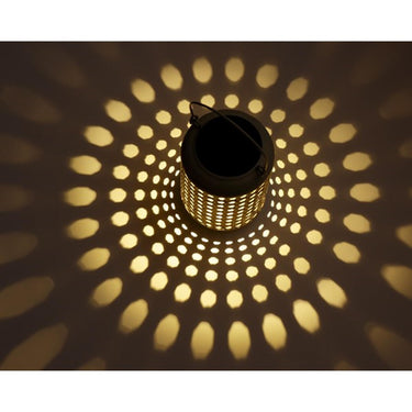 Lumineo led solar lantaarn ã˜12-h17cm metaal warmwit
