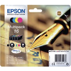 Inktcartridge epson 16 zwart cyaan magenta geel
