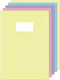 Kangaro schriften a4 - met lijn - pastel kleuren - 5 stuks