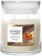 Yankee candle - amber sandalwood medium geurkaars - 50 branduren - 2 lonten